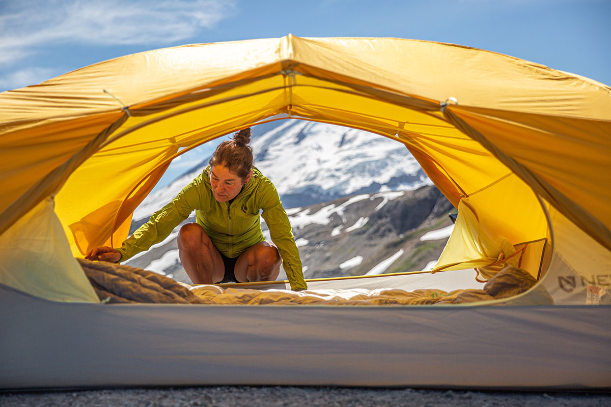 Nemo Aurora 3P (view through tent)